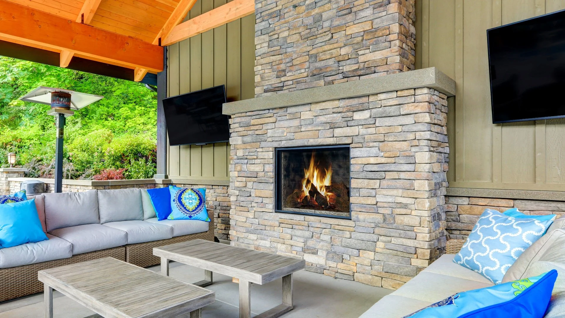 How Do You Choose the Best Location for an Outdoor Fireplace?