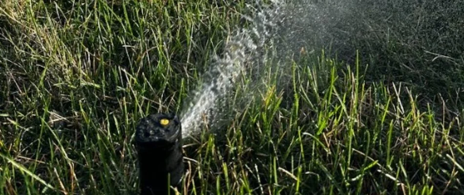 Irrigation system on a property in Fairmont Park, IA.